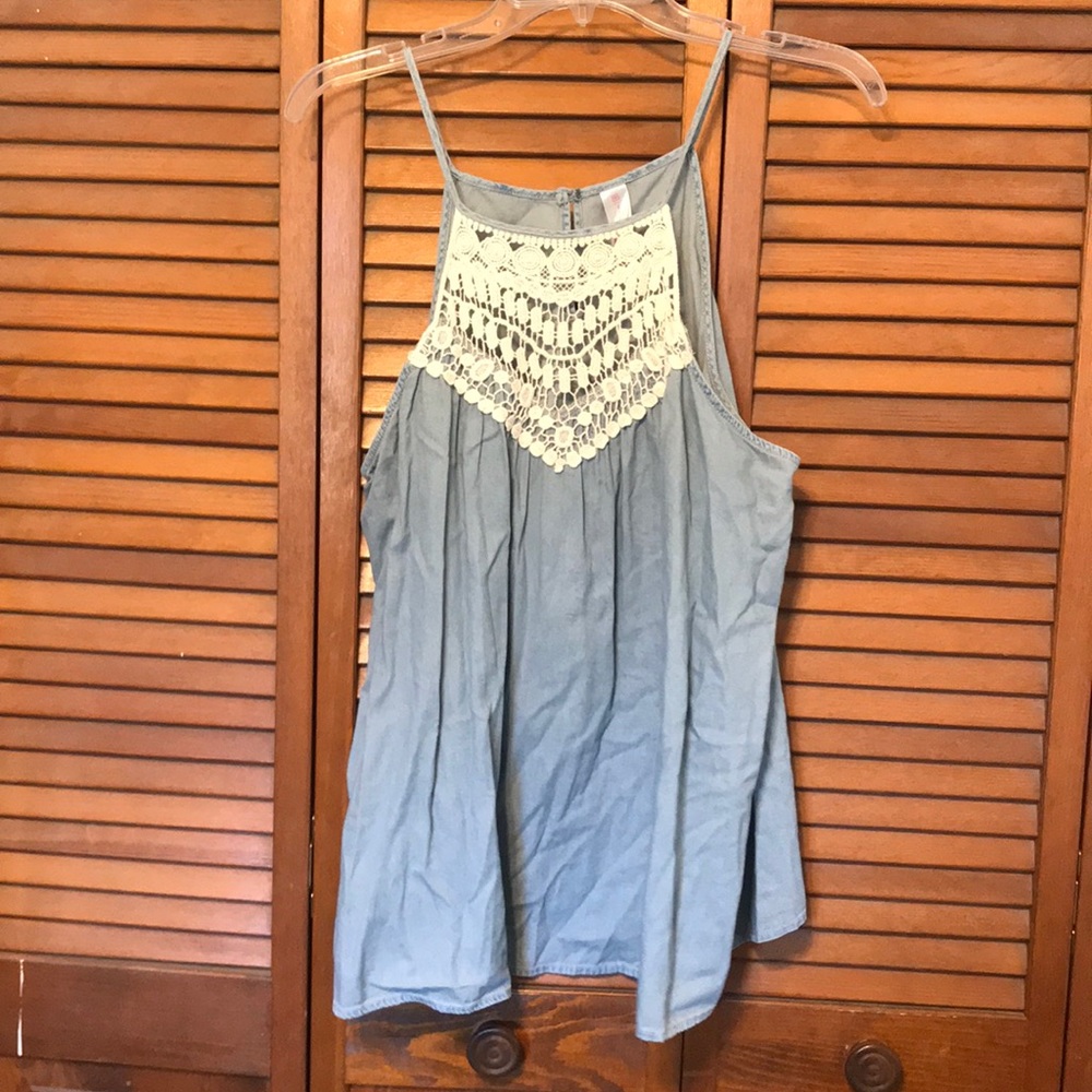 Spaghetti strap tank top